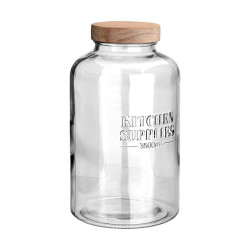 ΔΟΧΕΙΟ ΑΠΟΘΗΚΕΥΣΗΣ ALLURE ΓΥΑΛΙΝΟ 3500ml 15x15x26cm