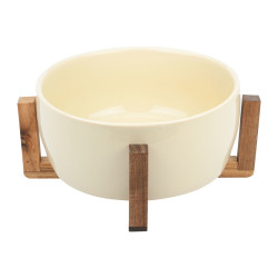 ΣΑΛΑΤΙΕΡΑ ALLURE 28cm ΜΕ ΒΑΣΗ  IVORY