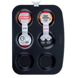 ΦΟΡΜΑ ΑΝΤ/ΤΙΚΗ MAFFIN 6ΘΕΣΕΙΣ PYREX Glide