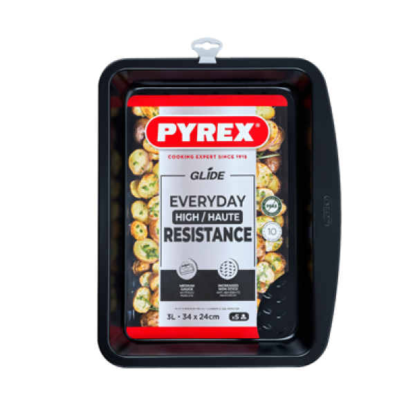 ΤΑΨΙ ΑΝΤ/ΤΙΚΟ ΟΡΘΟΓΩΝΙΟ PYREX Glide 34Χ24εκ 