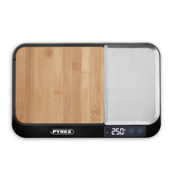 ΖΥΓΑΡΙΑ ΚΟΥΖΙΝΑΣ PYREX SB-760 ΜΕ ΞΥΛΟ ΚΟΠΗΣ ΕΩΣ 5KG