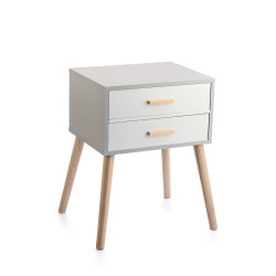 ΚΟΜΟΔΙΝΟ ΞΥΛΙΝΟ ΜΕ 2ΣΥΡΤΑΡΙΑ  46Π Χ 35Β Χ 62Υ 2ΧΡΩΜΑΤΑ