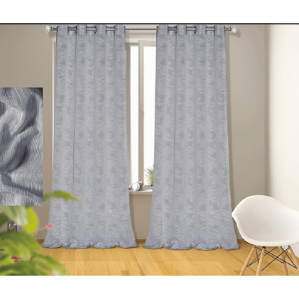 ΚΟΥΡΤΙΝΑ ΥΦΑΣΜΑ 140Χ260 AMELIA GREY 100%polyaster