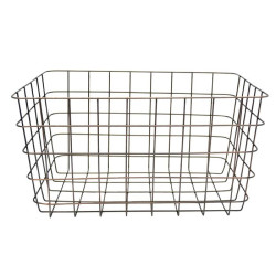 ΦΡΟΥΤΙΕΡΑ-ΚΑΛΑΘΙ ΜΕΤΑΛΛΙΚΟ ΜΠΡΟΝΖΕ 38x26x21εκ.
