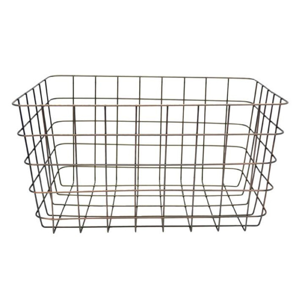 ΦΡΟΥΤΙΕΡΑ-ΚΑΛΑΘΙ ΜΕΤΑΛΛΙΚΟ ΜΠΡΟΝΖΕ 38x26x21εκ.
