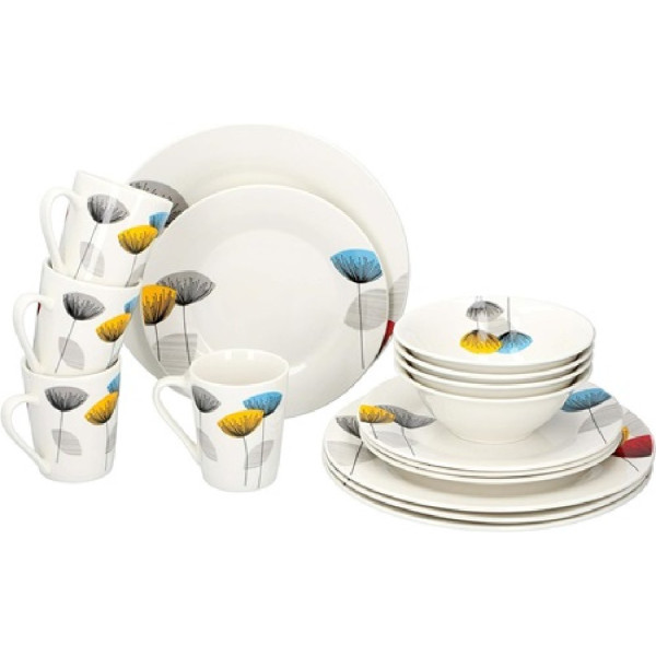 ΣΕΤ ΠΙΑΤΑΣ ΜΕ ΚΟΥΠΕΣ 16ΤΕΜ. ΛΟΥΛΟΥΔΙ DINNER SET