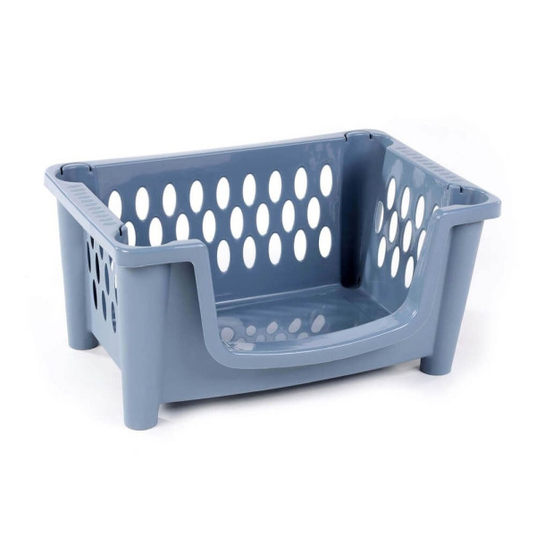 ΚΑΛΑΘΙ ΠΛΑΣΤΙΚΟ CARINA ΣΤΟΙ-ΕΝΟ ΛΕΥΚΟ - ΓΚΡΙ - ΜΠΕΖ 48X34X25Υ