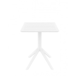ΤΡΑΠΕΖΙ ΛΕΥΚΟ PL.SKY-T 70X70CM ΤΡΑΠΕΖΙ ΛΕΥΚΟ PL.SKY-T 70X70CM