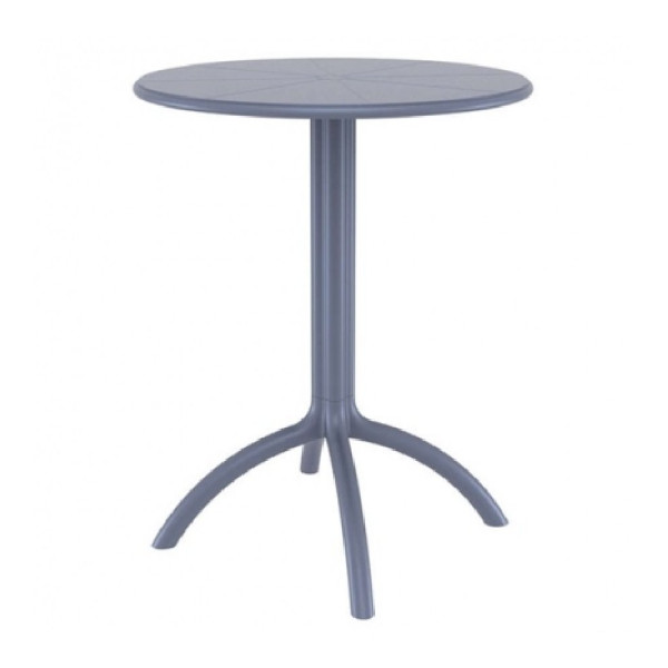 ΤΡΑΠΕΖΙ TAUPE PL.Φ60 ΓΚΡΙ OCTOPUS