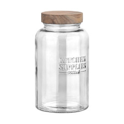 ΔΟΧΕΙΟ ΑΠΟΘΗΚΕΥΣΗΣ ALLURE ΓΥΑΛΙΝΟ 2000ML 12X12X21.6CM