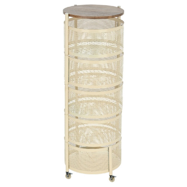 ΤΡΟΛΕΪ ΑΠΟΘΗΚΕΥΣΗΣ ALLURE ΜΕΤΑΛΛΙΚΟ ΜΕ 5 ΣΥΡΤΑΡΙΑ IVORY