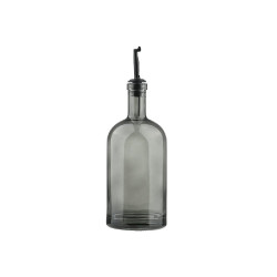 ΜΠΟΥΚΑΛΙ ΓΙΑ ΛΑΔΙ-ΞΥΔΙ ΜΕ ΣΤΟΜΙΟ ΓΙΑ ΡΟΗ 500ML Φ8.2X19.5CM ΓΚΡΙ