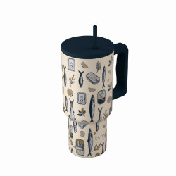 STRAW TUMBLER XL StA 900ml SALT LIFE