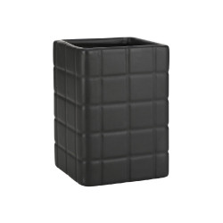 ΠΟΤΗΡΑΚΙ ΜΠΑΝΙΟΥ TILES ΚΕΡΑΜΙΚΟ 7.5x11cm ΜΑΥΡΟ