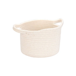 ΚΑΛΑΘΙ ΚΡΕΜΑΣΤΟ BLANCA 20x20x15cm ΛΕΥΚΟ