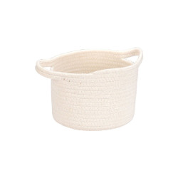 ΚΑΛΑΘΙ ΚΡΕΜΑΣΤΟ BLANCA 18x18x13cm ΛΕΥΚΟ