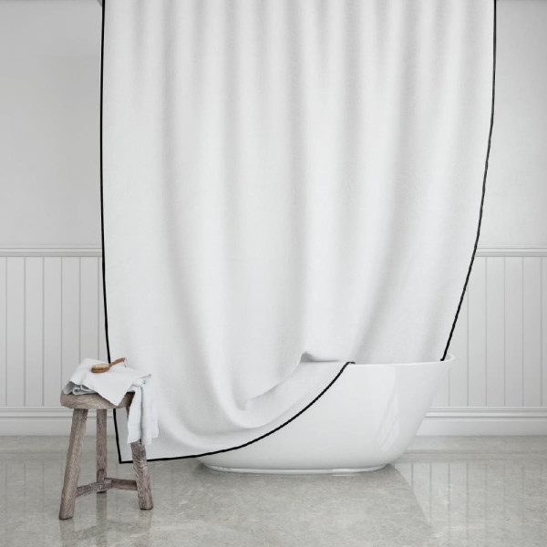 ΚΟΥΡΤΙΝΑ ΜΠΑΝΙΟΥ ΥΦΑΣΜΑΤΙΝΗ FRAME 180x200cm