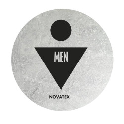 Σήμα ALU “Men” Φ10cm