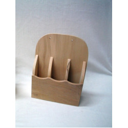 ΚΟΥΤΑΛΟΘΗΚΗ ΞΥΛΙΝΗ ΤΟΙΧΟΥ 3ΘΕΣΕΙΣ ΟΞΙΑΣ 22Χ25Υ