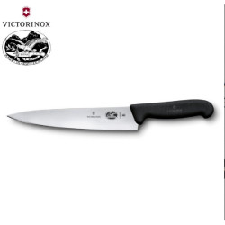 ΜΑΧΑΙΡΙ CHEF ΜΑΥΡΗ ΛΑΒΗ 22εκ.VICTORINOX FIBROX
