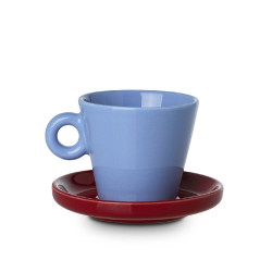 ΦΛYΤΖΑΝΙ ESPRESSO ECHO ΜΠΛΕ NEW BONE 100ml ΜΕ ΠΙΑΤΑΚΙ ΚΟΚΚΙΝΟ