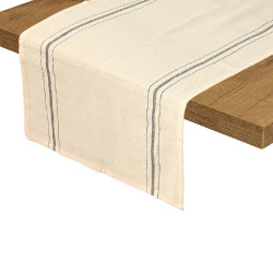 ΡΑΝΕΡ ΤΡΑΠΕΖΙΟΥ RUSTIC 40x150cm ΓΚΡΙ