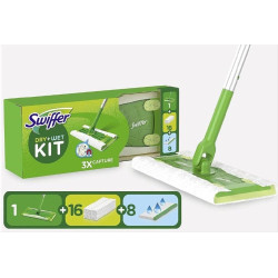 ΣΚΟΥΠΑ SWIFFER KIT ΣΚΟΥΠΙΣΜΑΤΟΣ ΜΕ 16ΣΤΕΓΝΑ & 8ΥΓΡΑ ΠΑΝΑΚΙΑ