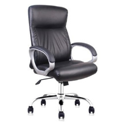 ΚΑΡΕΚΛΑ ΓΡΑΦΕΙΟΥ ΜΕ ΜΠΡΑΤΣΑ 6310 ΔΕΡΜΑΤΙΝΗ 62x68x108/118εκ