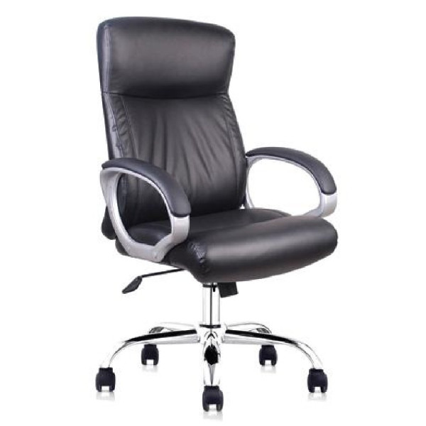 ΚΑΡΕΚΛΑ ΓΡΑΦΕΙΟΥ ΜΕ ΜΠΡΑΤΣΑ 6310 ΔΕΡΜΑΤΙΝΗ 62x68x108/118εκ