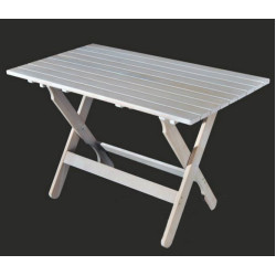 ΤΡΑΠΕΖΙ ΞΥΛΙΝΟ ΟΞΙΑ ΟΡΘΟΓΩΝΙΟ 80Χ140 ΛΕΥΚΟ ΛΑΚΑ