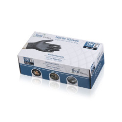 ΓΑΝΤΙΑ ΝΙΤΡΙΛΙΟΥ PROTECT MIAΣ ΧΡΗΣΗΣ ΜΑΥΡΑ (PPE I) -XL- 100TEM.