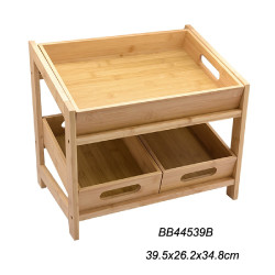ΒΑΣΗ ΠΑΡ/ΣΗΣ ΜΠΟΥΦΕ ΜΠΑΜΠΟΥ 2 ΕΠΙΠΕΔΩΝ 39.5x26.2x34.8-28cm n.2102