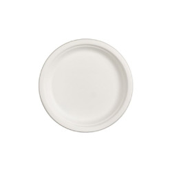 ΠΙΑΤΑ ΣΤΡΟΓΓΥΛΑ 26cm TESSERA ΑΠΟ ΖΑΧΑΡΟΚΑΛΑΜΟ 10τεμ.