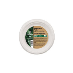 ΠΙΑΤΑ ΣΤΡΟΓΓΥΛΑ 26CM TESSERA BIO ΖΑΧ-ΑΜΟ 10ΤΕΜ (ΕΚΠΤ-15% 24ΑΔΑ)