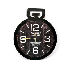 ΡΟΛΟΙ ΤΟΙΧΟΥ ΜΕΤΑΛΛΙΚΟ ANTIQUITE DE PARIS ΜΑΥΡΟ 40Χ4Χ48 4Q070-2