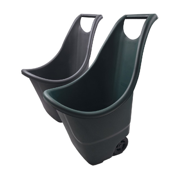 ΚΑΡΟΤΣΙ ΚΗΠΟΥ ΠΛΑΣΤΙΚΟ ΜΕ ΡΟΔΕΣ