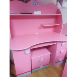 ΓΡΑΦΕΙΟ 3 ΣΥΡΤΑΡΙΑ & ΝΤΟΥΛΑΠΙ ΡΟΖ 120X65X78 ΠΡΟΣΦΟΡΑ