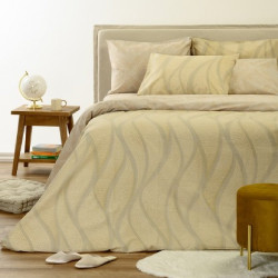 ΣΕΤ ΣΕΝΤΟΝΙΑ ΥΠΕΡΔΙΠΛΑ (235X270) DRIFT BEIGE ULTRA LINE 