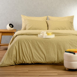 ΣΕΤ ΣΕΝΤΟΝΙΑ ΥΠΕΡΔΙΠΛΑ (235X270) SAMUELE OLIVE/BEIGE ULTRA LINE
