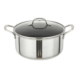 ΚΑΤΣΑΡΟΛΑ ΙΝΟΧ ΑΝΤΙΚ/ΤΙΚΗ ΜΕ ΓΥΑΛ. ΚΑΠΑΚΙ Dmond TRI-PLY 20εκ. ΚΑΤΣΑΡΟΛΑ ΙΝΟΧ ΑΝΤΙΚ/ΤΙΚΗ ΜΕ ΓΥΑΛ. ΚΑΠΑΚΙ Dmond TRI-PLY 20εκ.