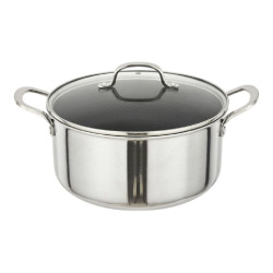 ΚΑΤΣΑΡΟΛΑ ΙΝΟΧ ΑΝΤΙΚ-ΤΙΚΗ ΜΕ ΓΥΑΛ. ΚΑΠΑΚΙ DMOND TRI-PLY 24ΕΚ. ΚΑΤΣΑΡΟΛΑ ΙΝΟΧ ΑΝΤΙΚ-ΤΙΚΗ ΜΕ ΓΥΑΛ. ΚΑΠΑΚΙ DMOND TRI-PLY 24ΕΚ.