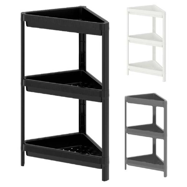 ΡΑΦΙΕΡΑ 4ΟΡΟΦΗ BIANCO ΓΩΝΙΑ ΠΛΑΣΤΙΚΗ 32χ32χ100ΥΨ.