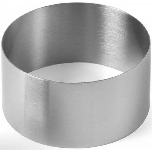 ΤΣΕΡΚΙ ΣΤΡΟΓΓΥΛΟ ΙΝΟΧ Φ8Χ5CM