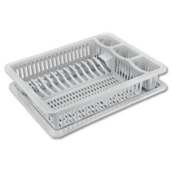 ΠΙΑΤΟΘΗΚΗ ΠΛΑΣΤΙΚΗ ΜΟΝΗ ΑΣΠΡΗ 10 WHITE