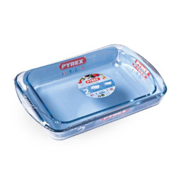 ΤΑΨΙ ΓΥΑΛΙΝΟ ΟΡΘΟΓ. PYREX ΣΕΤ 2ΤΕΜ. 2,7LIT.