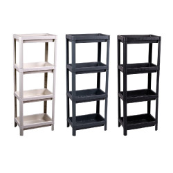 ΡΑΦΙΕΡΑ 4ΟΡΟΦΗ BIANCO ΠΛΑΣΤΙΚΗ 35Χ23Χ100ΥΨ.