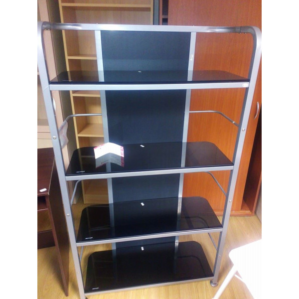 ΒΙΒΛΙΟΘΗΚΗ ΣΙΔΕΡΟ/ΓΥΑΛΙ 80Χ30Χ142 ΠΡΟΣΦΟΡΑ