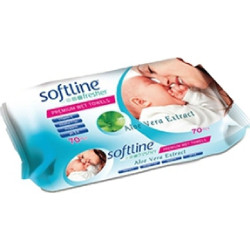 ΜΩΡΟΜΑΝΤΗΛΑ SOFTLINE 72 ΤΕΜ- ALOE VERA