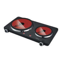 ΕΣΤΙΑ ΚΕΡΑΜΙΚΗ ΔΙΠΛΗ PRCP-40252 PRIMO 16.5ΕΚ.-1000W + 22ΕΚ.-1500W ΜΑΥΡΗ