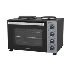 ΦΟΥΡΝΑΚΙ ΜΕ 2 ΕΣΤΙΕΣ PREO-40589 PRIMO 35L 3000W ΜΑΥΡΟ